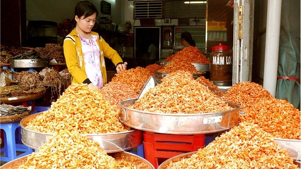 Tôm khô Rạch Gốc